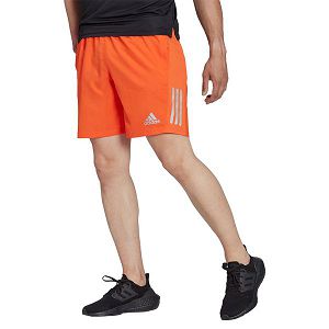 Orange Men's Adidas OWN The Run 7´´ Shorts Pants | 9241730-GH