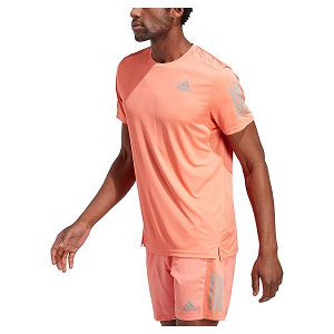 Orange Men's Adidas Own The Run Short Sleeve T Shirts | 6032981-JG