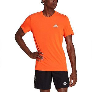 Orange Men's Adidas X-City Wool Short Sleeve T Shirts | 6918057-LU