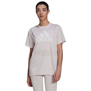 Pink Women's Adidas BL Boyf Short Sleeve T Shirts | 2051643-NL