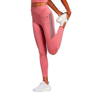 Pink Women's Adidas Dailyrun 3S 7/8 Leggings | 7921835-GV