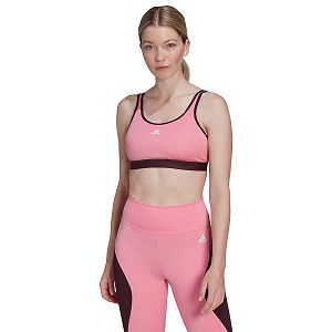 Pink Women's Adidas Tlrd Move High-Support Top Sports Bra | 0934271-CT