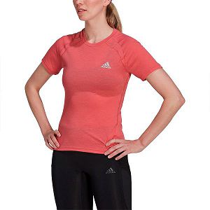 Pink Women's Adidas Xcity Short Sleeve T Shirts | 5348279-OG