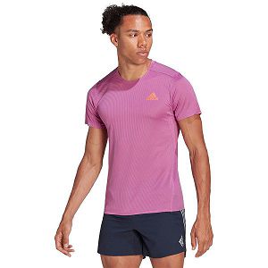 Purple Men's Adidas Adizero Speed Short Sleeve T Shirts | 8276105-TI