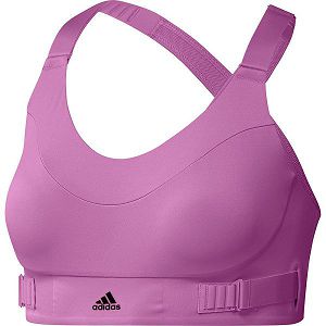 Purple Women's Adidas Fastimpact Luxe Run High-Support Top Sports Bra | 2904136-XY