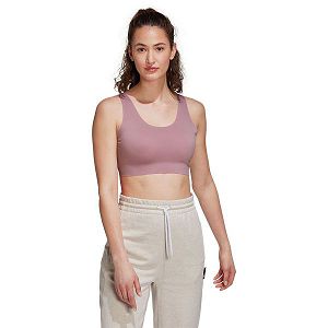 Purple Women's Adidas Purel Sports Bra | 1780964-UM