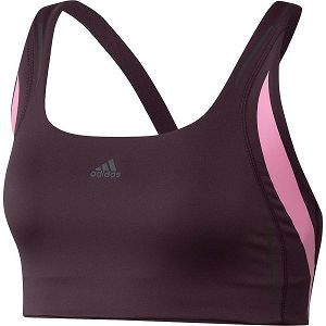 Purple Women's Adidas Pwi L Ms Hit Sports Bra | 0852916-PX