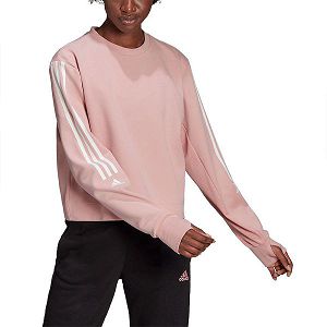 Purple Women's Adidas TC Sweatshirts | 9608341-FD