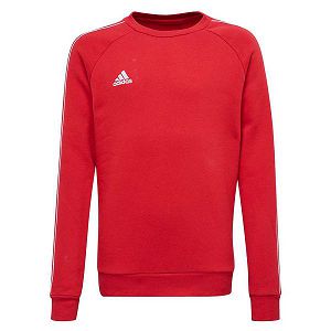 Red Kids' Adidas Core 18 Sweatshirts | 1063498-YH