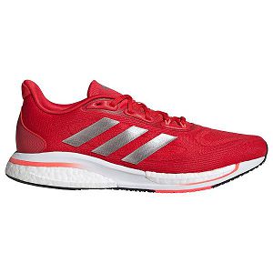 Red Men's Adidas Supernova + Running Shoes | 1093642-BK