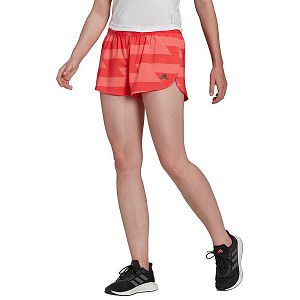 Red Women's Adidas Run Fast LB 4´´ Shorts Pants | 1528437-TI