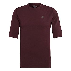 Red Women's Adidas Run Icons Made With Nature Short Sleeve T Shirts | 7268043-LD