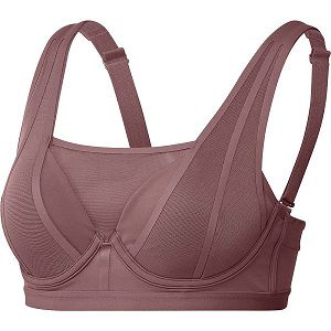 Red Women's Adidas Tlrd Impact Luxe High-Support Top Sports Bra | 1429708-SX