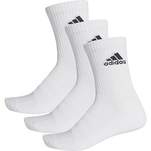 White Kids' Adidas Cushion Crew 3 Pairs Socks | 3745910-KS