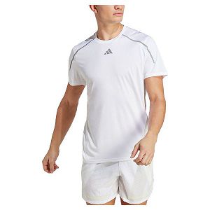 White Men's Adidas Confident Short Sleeve T Shirts | 7514938-QE