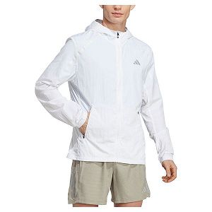 White Men's Adidas Marathon Jackets | 9510863-ZX