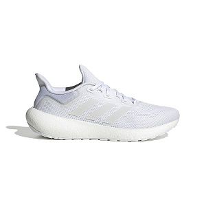 White Men's Adidas Pureboost Jet Running Shoes | 1524960-XV