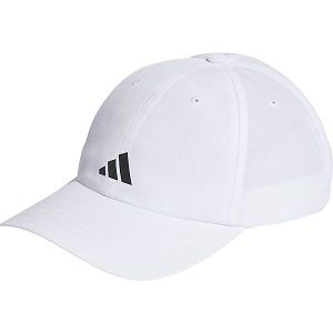 White Men's Adidas Run Essential AR Caps | 4928137-WJ