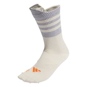 White Men's Adidas Run Reflective Socks | 1329874-CK