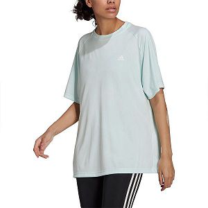 White Women's Adidas Boyfr Short Sleeve T Shirts | 6430729-GT