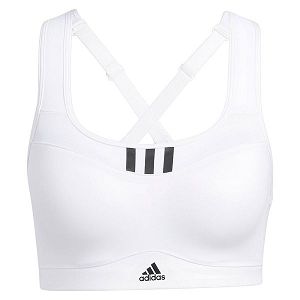 White Women's Adidas HS Sports Bra | 3472805-JU