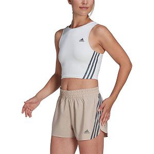 White Women's Adidas Ri 3S Cool Sleeveless T Shirts | 1946732-JC