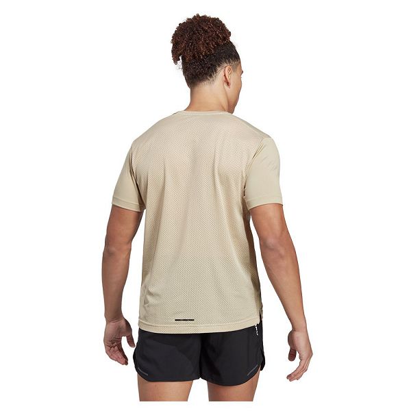 Beige Men's Adidas Agr Short Sleeve T Shirts | 1537280-RB