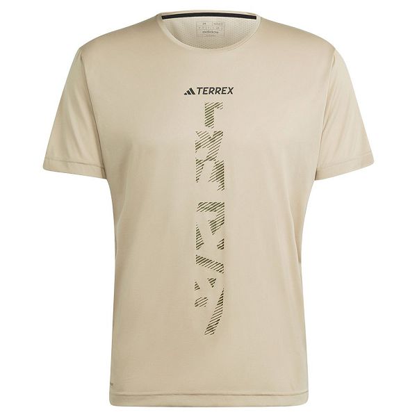 Beige Men's Adidas Agr Short Sleeve T Shirts | 1537280-RB