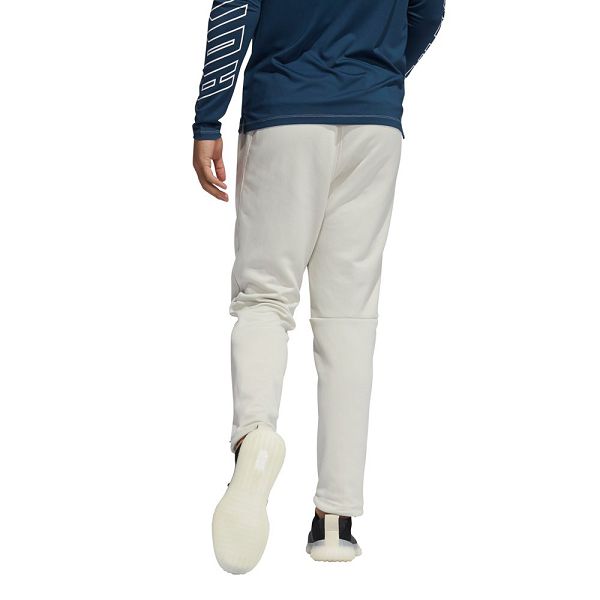 Beige Men's Adidas Studio Tech Long Pants | 1954206-TM