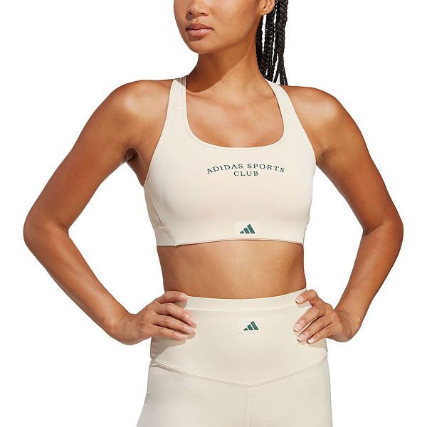 Beige Women's Adidas Ms Sports Bra | 4561709-DP