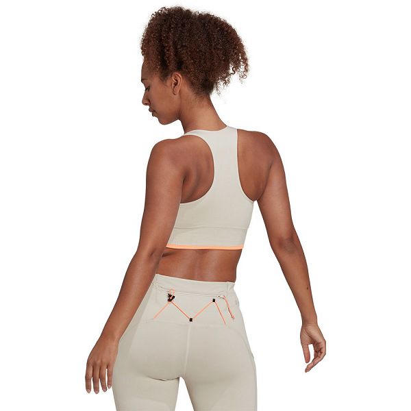 Beige Women's Adidas Run Ms Merino Sports Bra | 8624750-KP