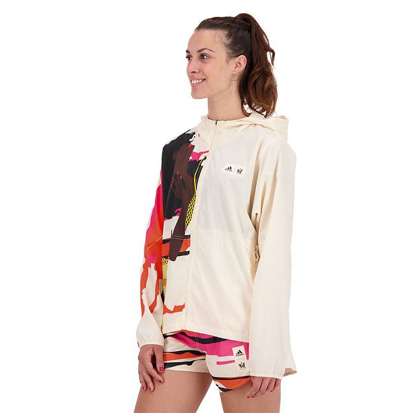 Beige Women's Adidas Tm Fast Jackets | 7985042-AE