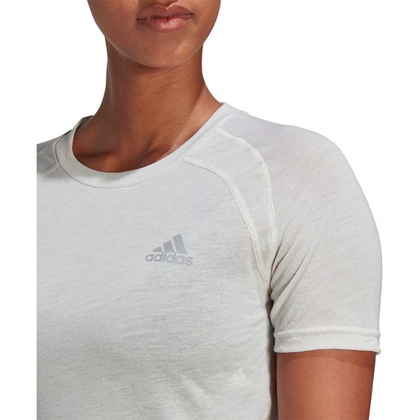 Beige Women's Adidas Xcity Short Sleeve T Shirts | 6803417-RT