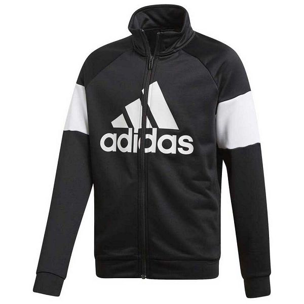 Black Kids' Adidas Badge Of Sport Tracksuit | 0167389-UM