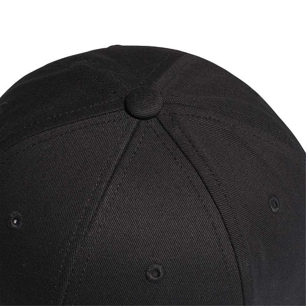 Black Kids' Adidas Baseball Cotton Twill Caps | 9581034-JO