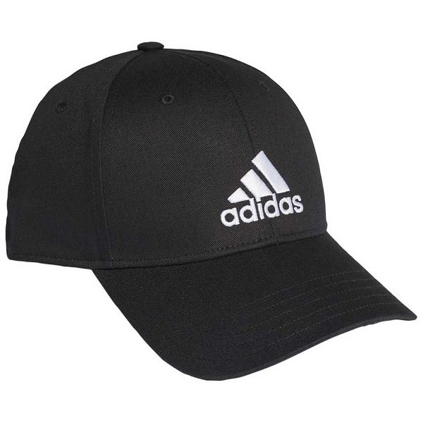 Black Kids\' Adidas Baseball Cotton Twill Caps | 9581034-JO