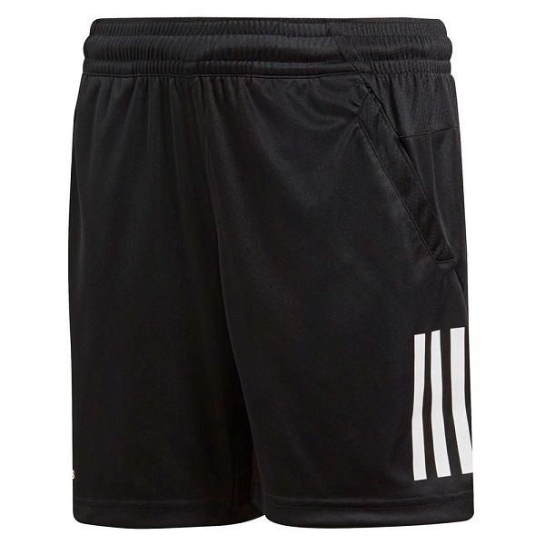 Black Kids\' Adidas Club 3 Stripes Short Pants | 9354672-DU