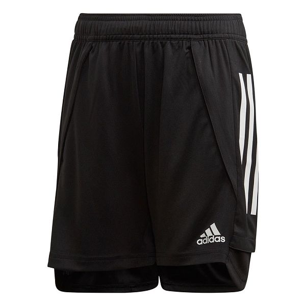 Black Kids\' Adidas Condivo 20 Training Short Pants | 0897624-LI