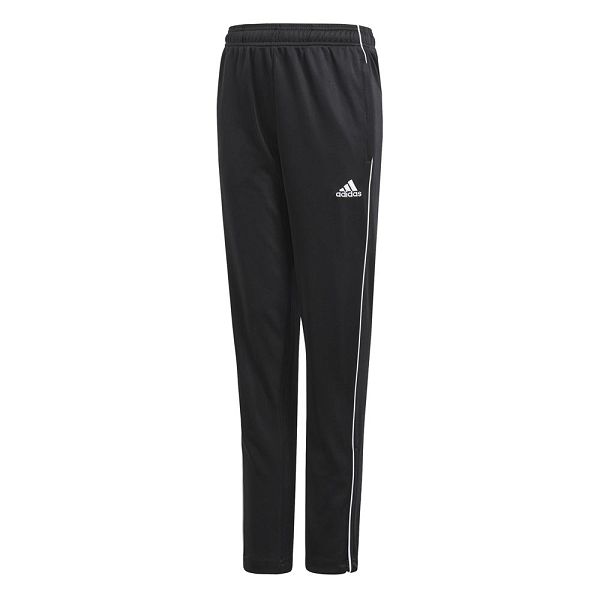 Black Kids\' Adidas Core 18 Training Long Pants | 3846072-MU