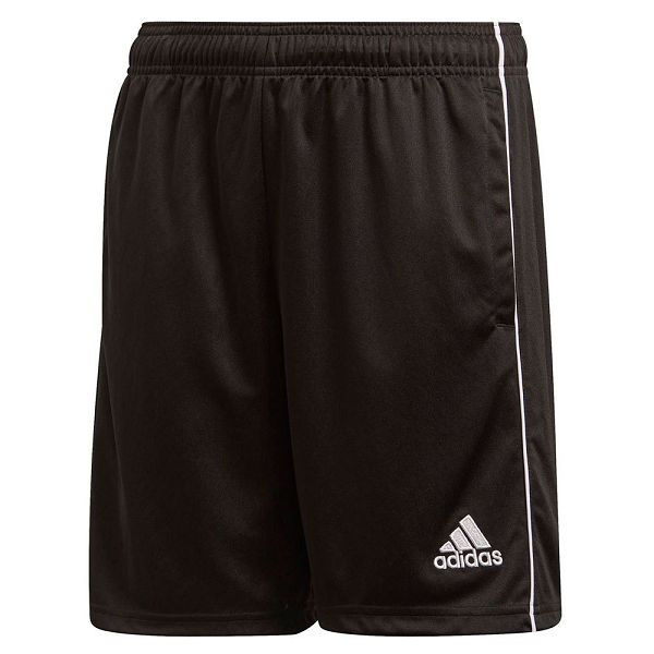 Black Kids\' Adidas Core 18 Training Short Pants | 5217960-VU
