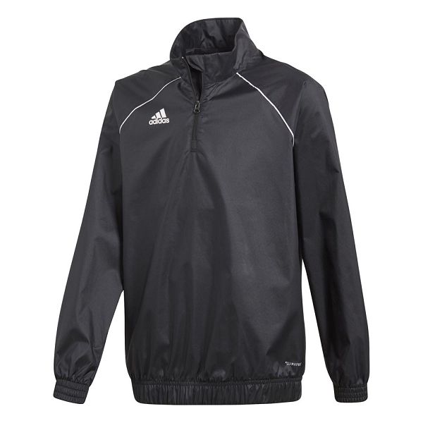 Black Kids\' Adidas Core 18 Windbreaker Jackets | 9418620-UG