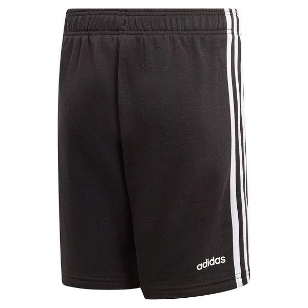 Black Kids' Adidas Essentials 3 Stripes Knit Short Pants | 3928567-WZ