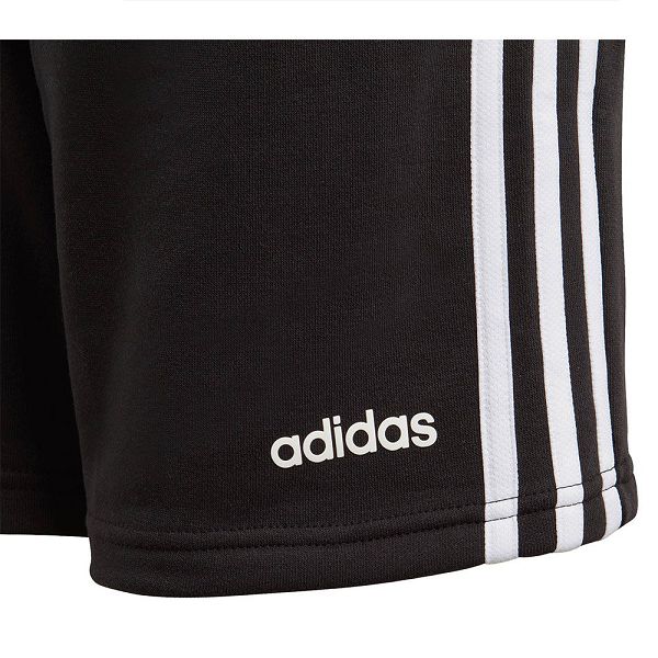 Black Kids' Adidas Essentials 3 Stripes Knit Short Pants | 3928567-WZ