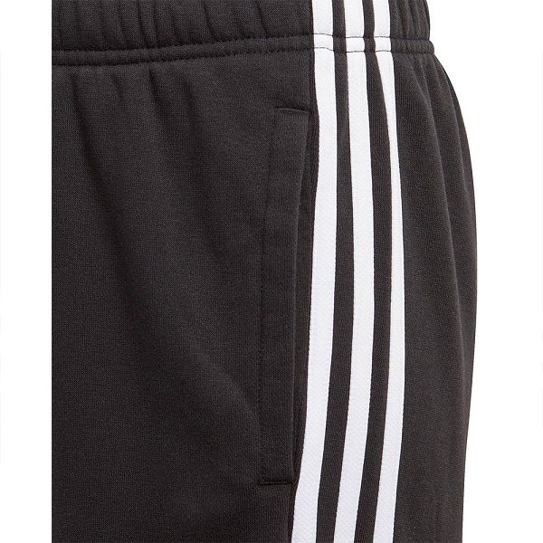 Black Kids' Adidas Essentials 3 Stripes Knit Short Pants | 3928567-WZ