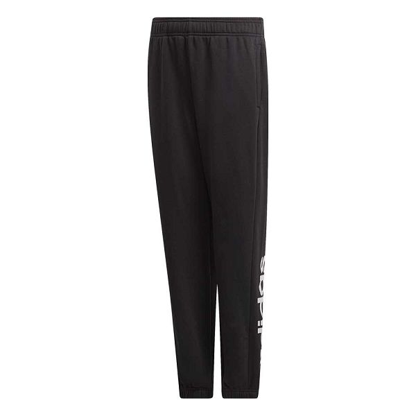 Black Kids\' Adidas Essentials Linear Long Pants | 2540791-KD