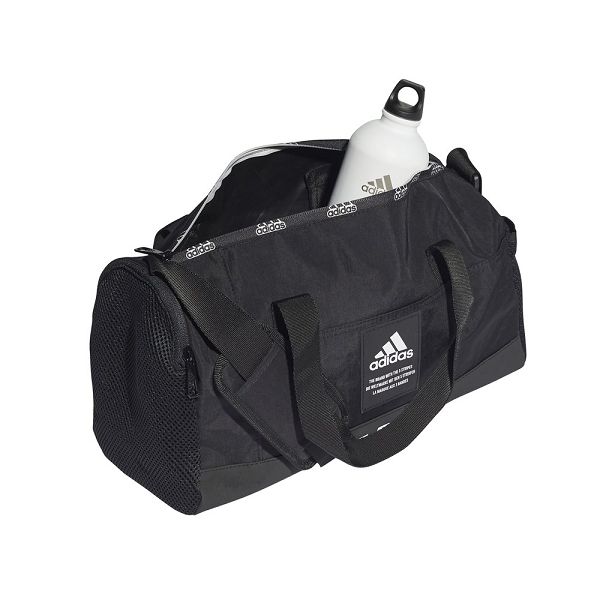 Black Kids' Adidas Essentials Logo 16L Drawstring Bags | 2893741-JB