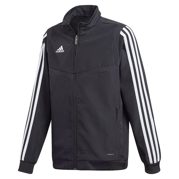 Black Kids\' Adidas Tiro 19 Presentation Full Zip Sweatshirts | 3725041-VQ