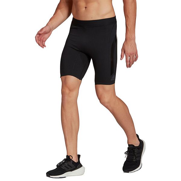 Black Men\'s Adidas Adizero Short Leggings | 5907132-LG