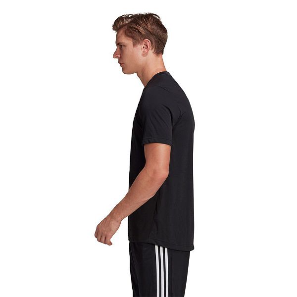 Black Men's Adidas Aeroready Designed 2 Move FeelReady Sport Short Sleeve T Shirts | 7941025-ZG