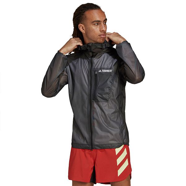 Black Men's Adidas Agr Jackets | 5402183-WZ